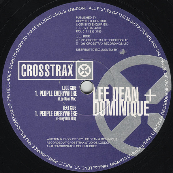 Lee Dean + Dominique* : People Everywhere (12")