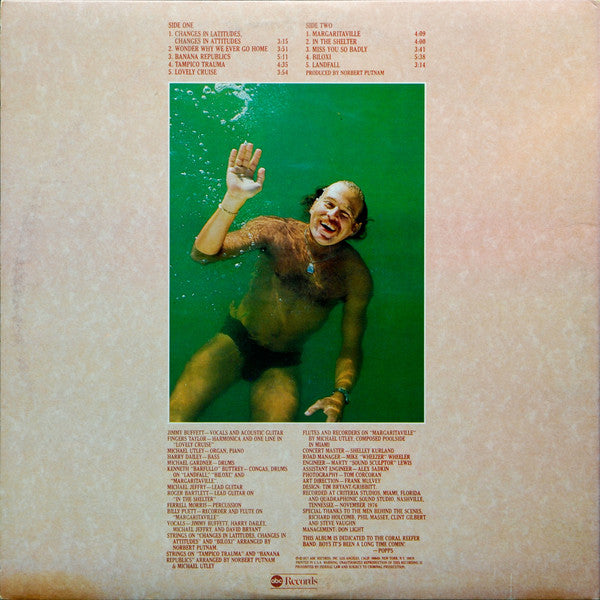 Jimmy Buffett : Changes In Latitudes, Changes In Attitudes (LP, Album, San)