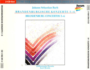 Johann Sebastian Bach, Philharmonia Slavonica, Karel Brazda : Brandenburgische Konzerte 1-6 (CD, Album)