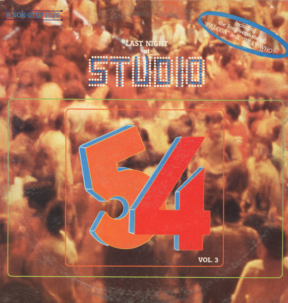 Various : Last Night At Studio 54 Vol. 3 (LP, Comp, Mixed)