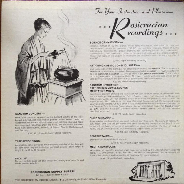Rosa Rio / Ralph M. Lewis : Meditation Moods (LP)