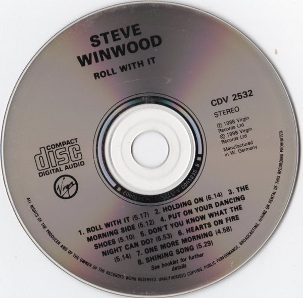 Steve Winwood : Roll With It (CD, Album)