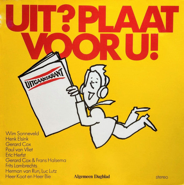 Various : Uit? Plaat Voor U! (Cabaret In Holland) (LP, Comp)