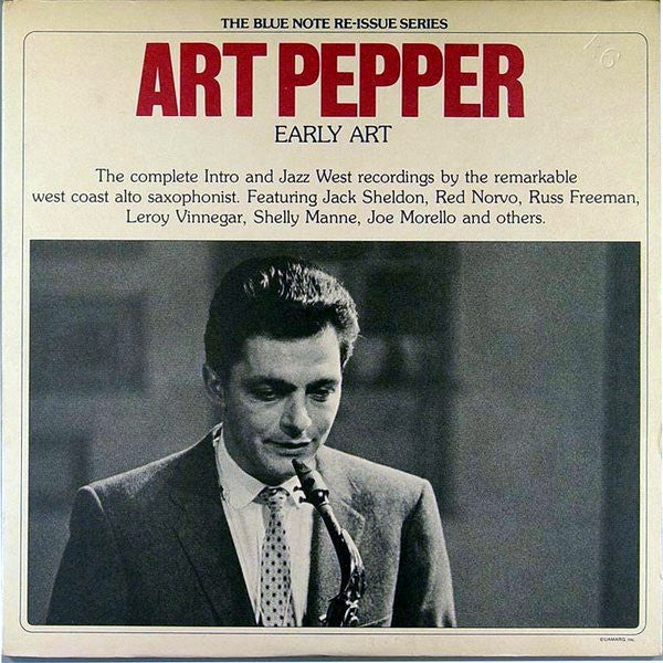 Art Pepper : Early Art (2xLP, Comp, Mono)