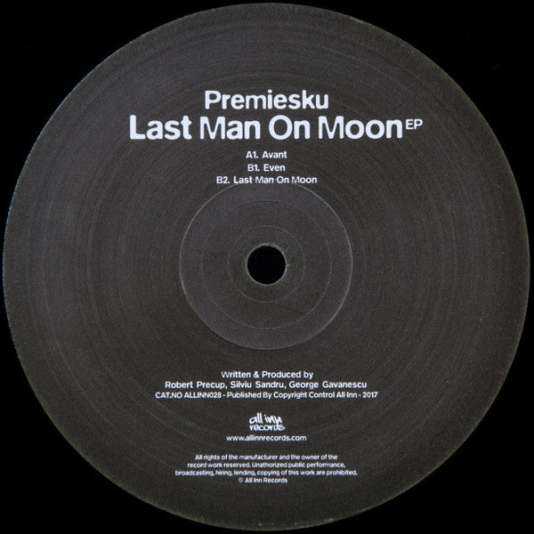 Premiesku : Last Man on Moon EP (12", EP)