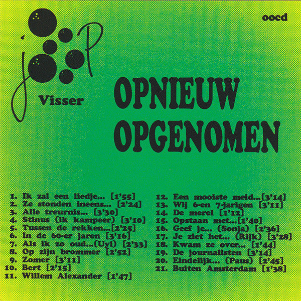 Joop Visser (2) : Opnieuw Opgenomen (CD, Album)