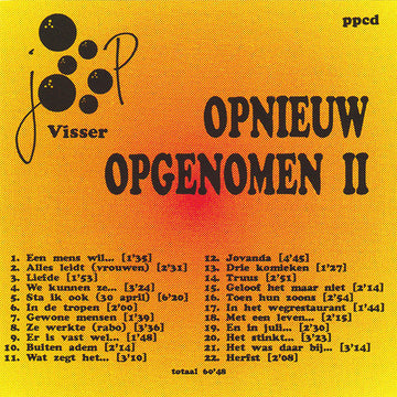 Joop Visser (2) : Opnieuw Opgenomen II (CD, Album)