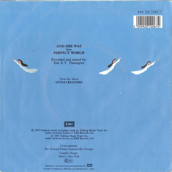 Talking Heads : And She Was (7", Single)