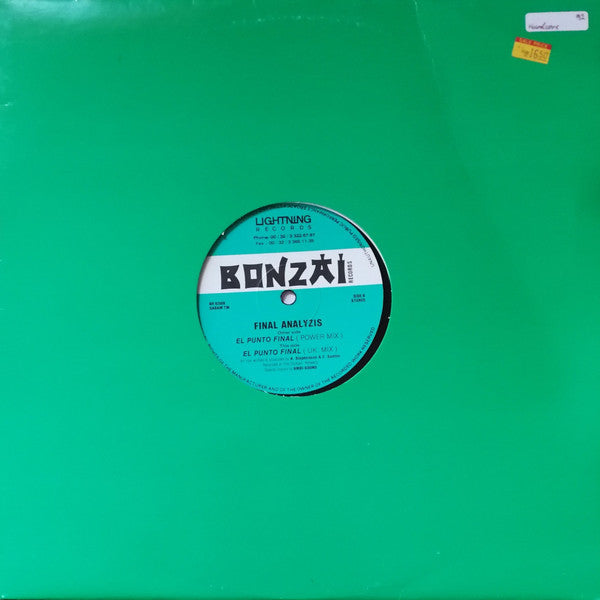 Final Analyzis : El Punto Final (12", Gre)