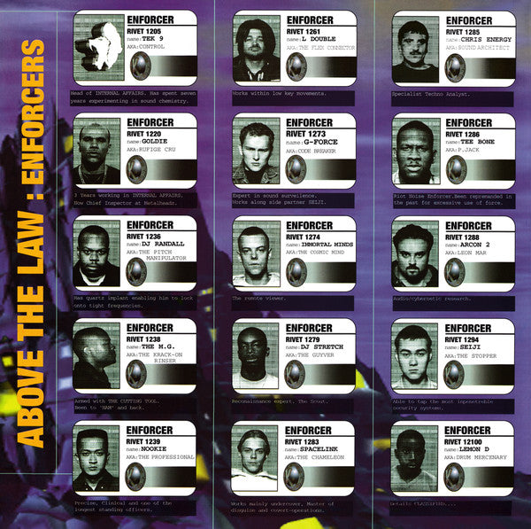 Various : Enforcers (Above The Law) (3x12" + Box, Comp)