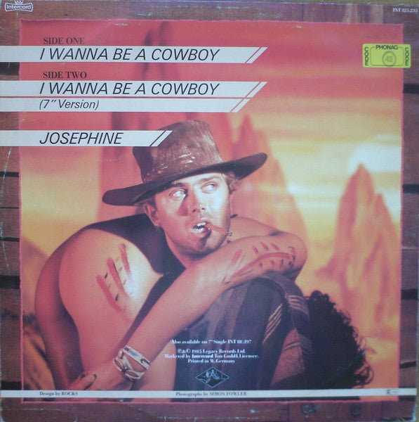 Boys Don't Cry : I Wanna Be A Cowboy (12", Maxi)