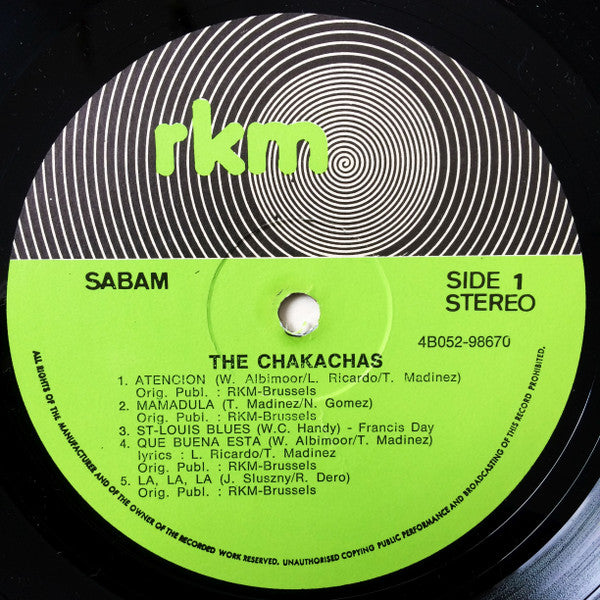 The Chakachas* : The Chakachas (LP)