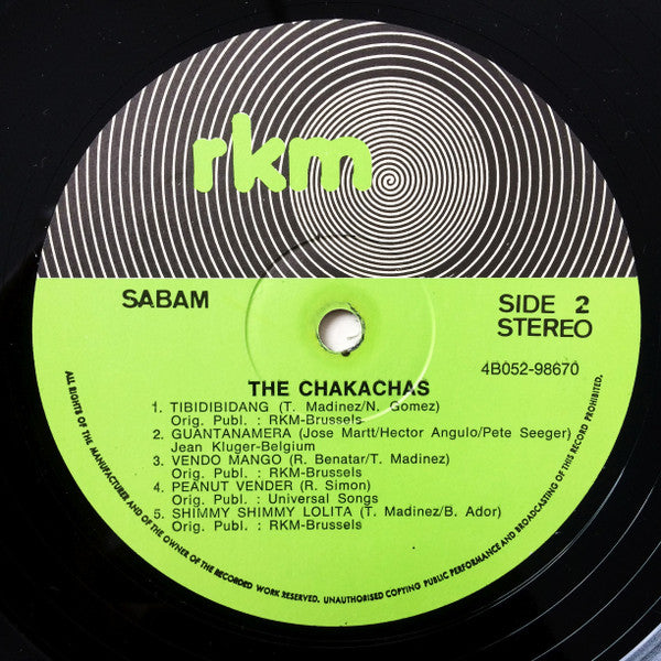 The Chakachas* : The Chakachas (LP)