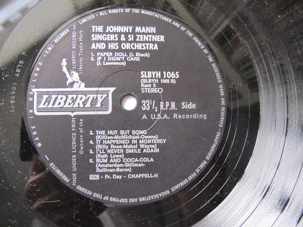 Si Zentner And His Orchestra And The Johnny Mann Singers : Great Band With Great Voices... Swing The Great Voices Of The Great Bands (LP, Album)