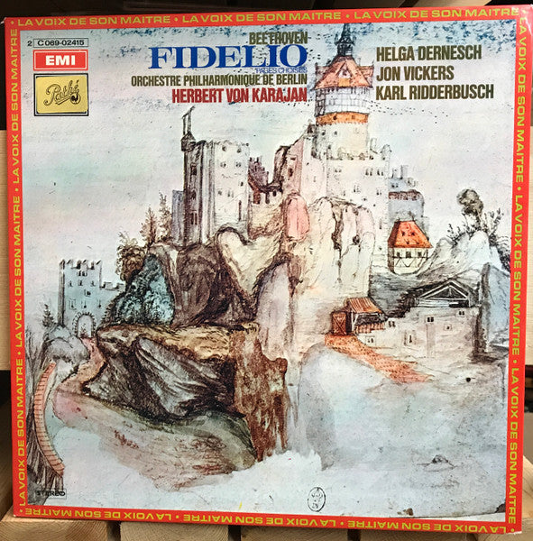 Beethoven* - Helga Dernesch, Jon Vickers, Karl Ridderbusch, Orchestre Philharmonique De Berlin*, Herbert von Karajan : Fidelio (Pages Choisies) (LP, Comp)