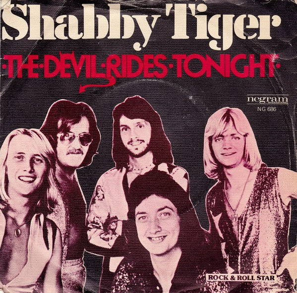 Shabby Tiger : The Devil Rides Tonight (7", Single)