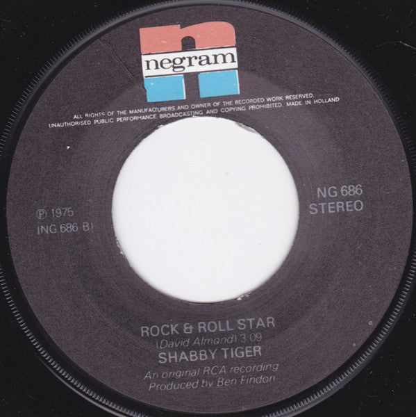Shabby Tiger : The Devil Rides Tonight (7", Single)