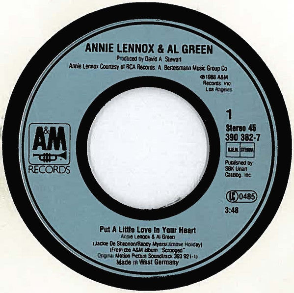 Annie Lennox & Al Green : Put A Little Love In Your Heart (7", Single)