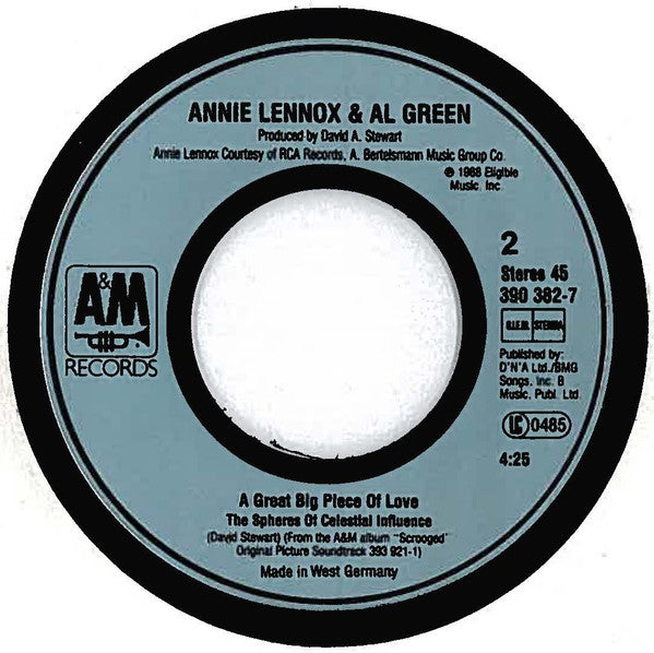 Annie Lennox & Al Green : Put A Little Love In Your Heart (7", Single)