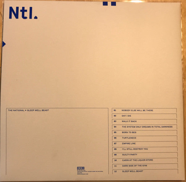 The National : Sleep Well Beast (2xLP, Album, Ltd, Blu)