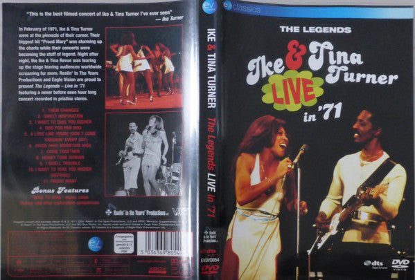 Ike & Tina Turner : The Legends Live In '71 (DVD-V, PAL)