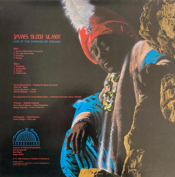 James Blood Ulmer : Live At The Caravan Of Dreams (LP, Album)