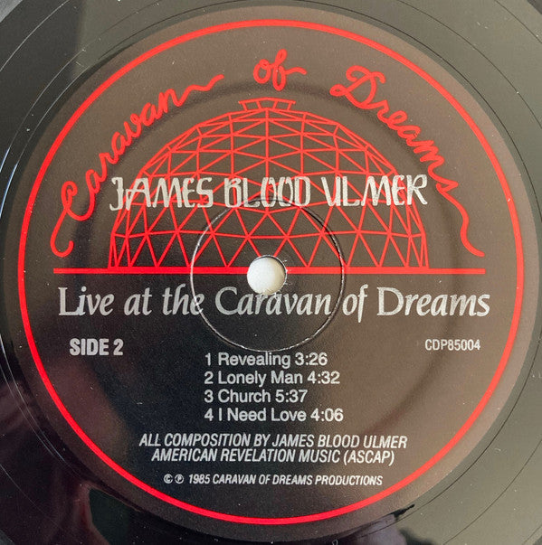 James Blood Ulmer : Live At The Caravan Of Dreams (LP, Album)