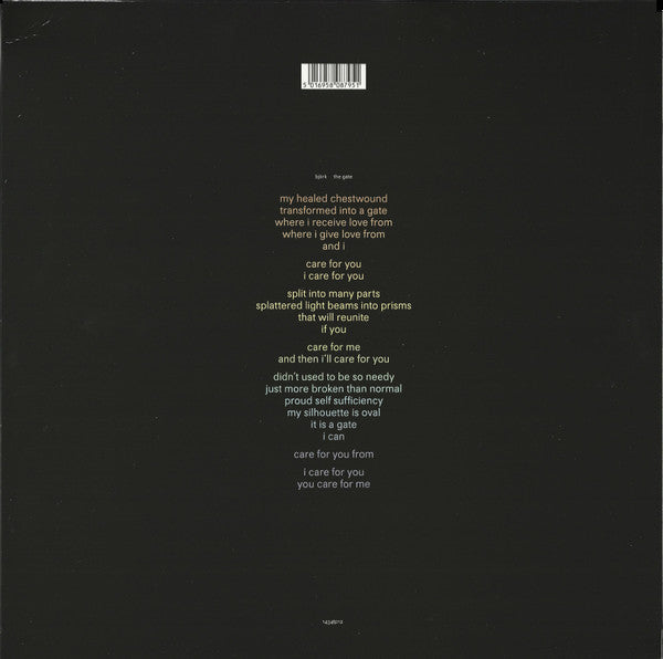 Björk : The Gate (12", S/Sided, Single, Ltd)