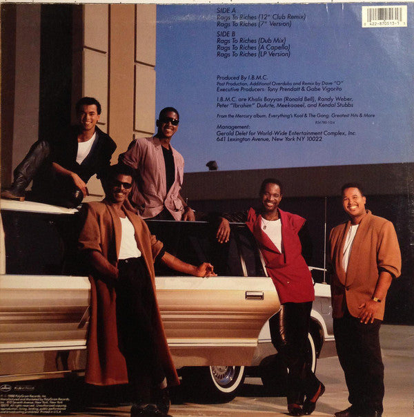 Kool & The Gang : Rags To Riches (12", Single)