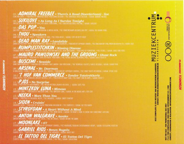 Various : Vlammende Vlamingen (19 Duveltjes In Een Doosje) (CD, Comp, Promo)