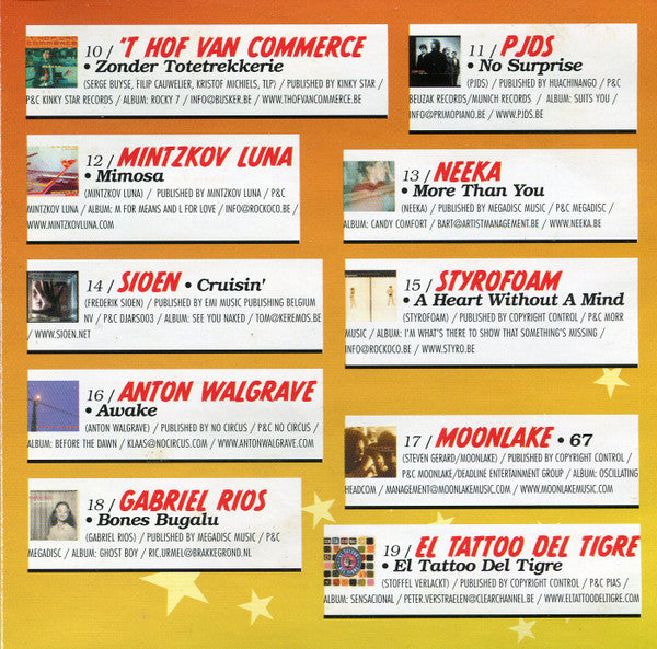 Various : Vlammende Vlamingen (19 Duveltjes In Een Doosje) (CD, Comp, Promo)