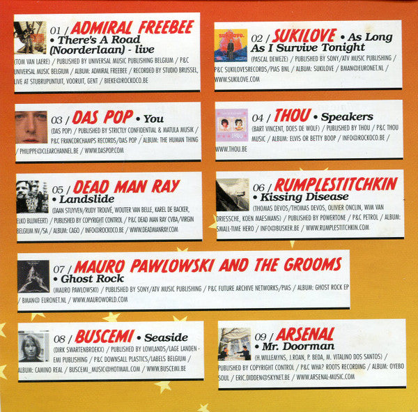 Various : Vlammende Vlamingen (19 Duveltjes In Een Doosje) (CD, Comp, Promo)