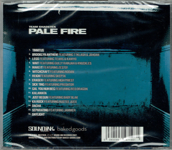 Team Shadetek : Pale Fire (CD, Album)