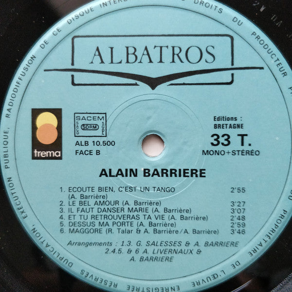 Alain Barrière : Seduction (LP)