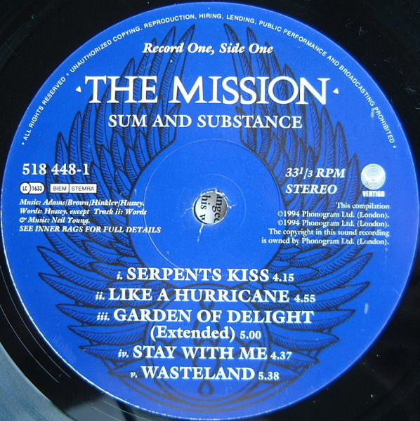 The Mission : Sum And Substance (2xLP, Comp)