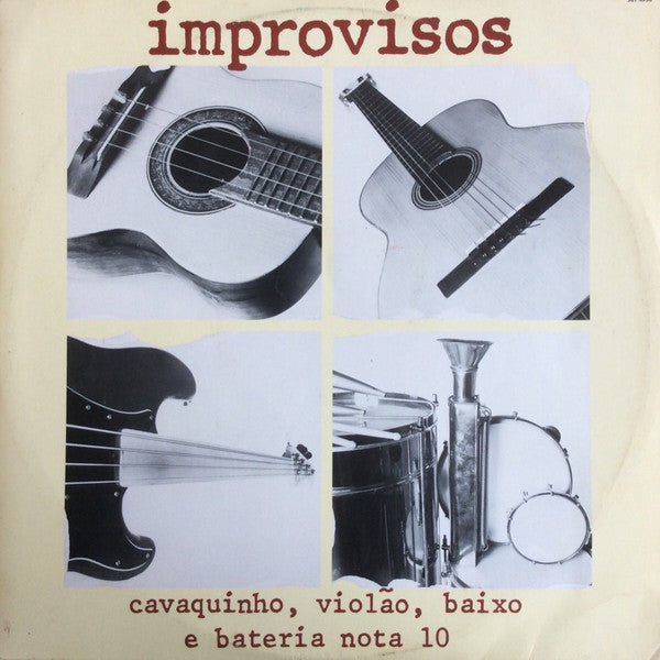 Alceu Maia, Valmar De Amorim*, Mão De Vaca & Arthur Maia : Improvisos - Cavaquinho, Violão, Baixo E Bateria Nota 10 (LP)
