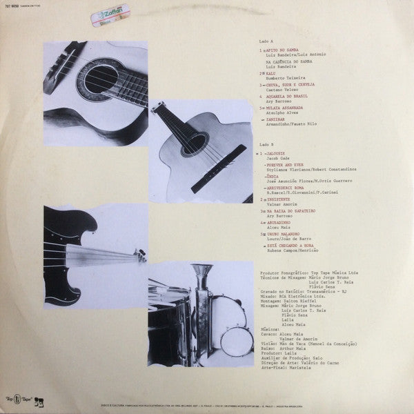 Alceu Maia, Valmar De Amorim*, Mão De Vaca & Arthur Maia : Improvisos - Cavaquinho, Violão, Baixo E Bateria Nota 10 (LP)