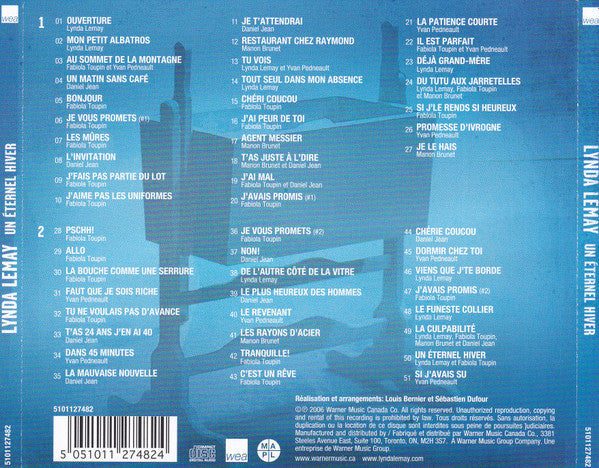 Lynda Lemay, Various : Un Éternel Hiver (2xCD, Album)