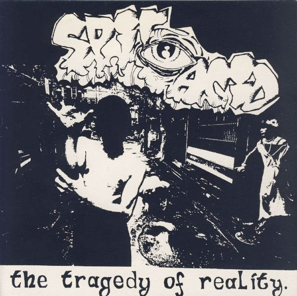 Spit Acid : The Tragedy Of Reality (7", EP, Whi)
