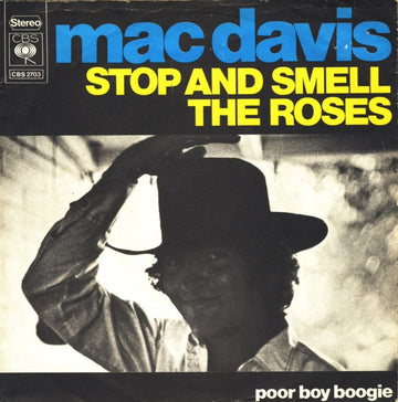 Mac Davis : Stop And Smell The Roses (7", Single)