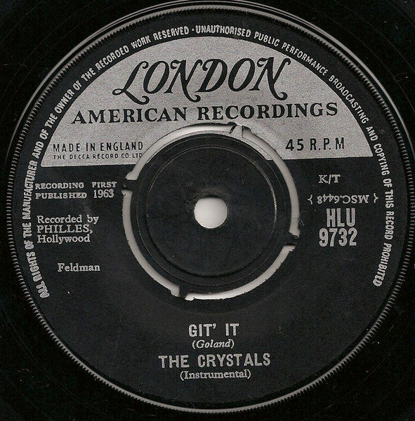 The Crystals : Da Doo Ron Ron (7", Single, RP)