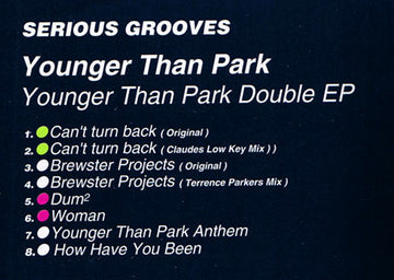 Younger Than Park : Younger Than Park Double EP (12", EP, Ltd, Gre + 12", EP, Ltd, Pin)