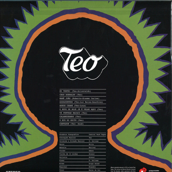 Teo Azevedo : Grito Selvagem (LP, Album, RE)