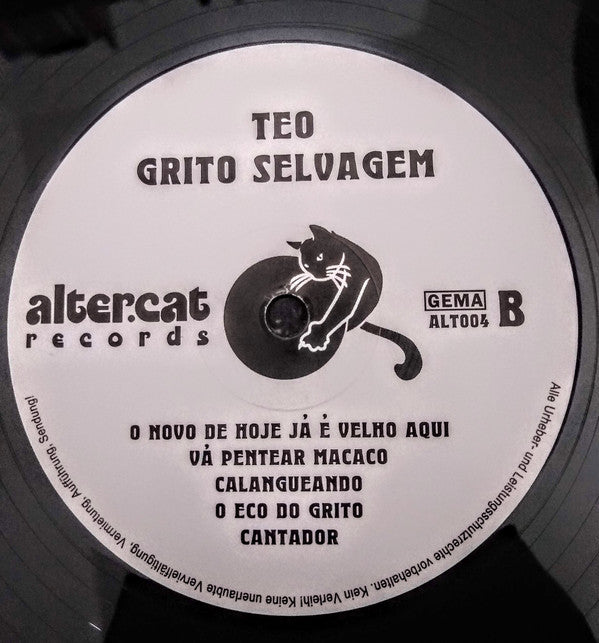 Teo Azevedo : Grito Selvagem (LP, Album, RE)