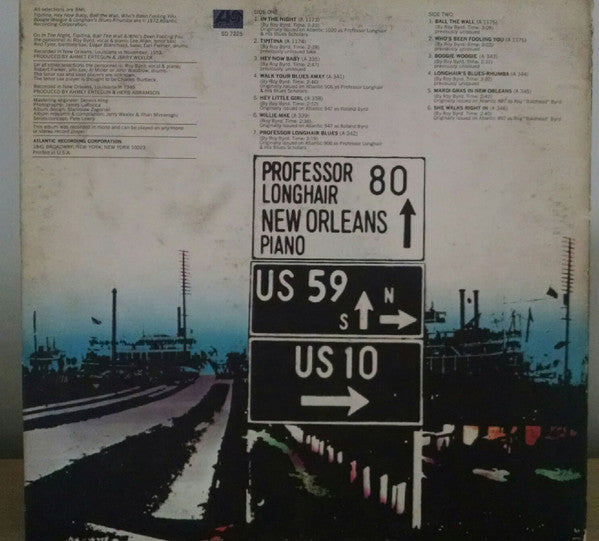 Professor Longhair : New Orleans Piano (LP, Album, Ric)