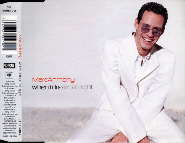 Marc Anthony : When I Dream At Night (CD, Maxi)