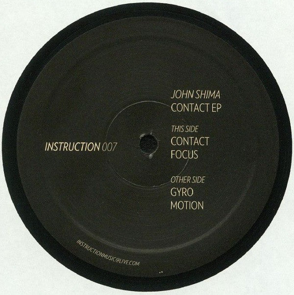 John Shima : Contact EP (12", EP)