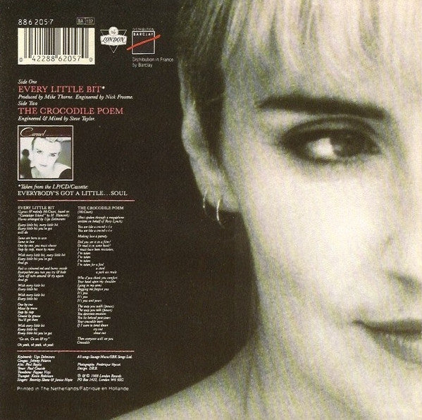 Carmel (2) : Every Little Bit (7")