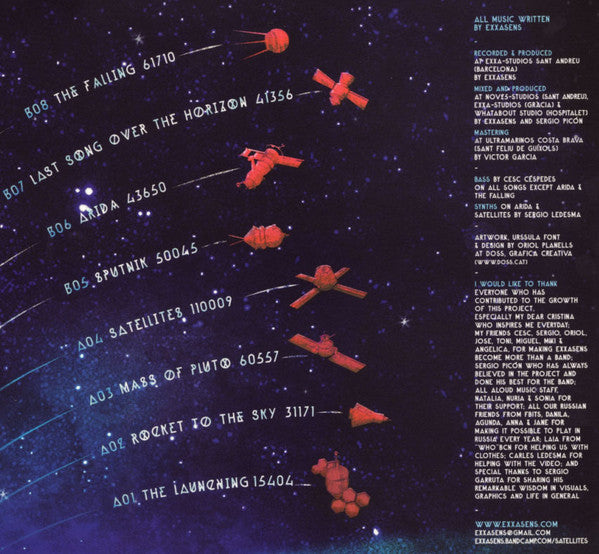 Exxasens : Satellites (LP, Ltd, Bla)