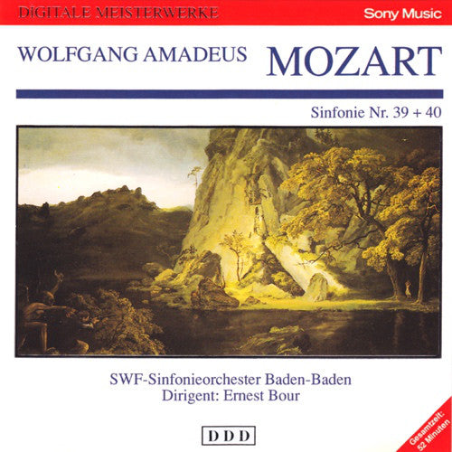 Wolfgang Amadeus Mozart, Sinfonieorchester Des Südwestfunks, Ernest Bour : Sinfonie Nr. 39 + 40 (CD)